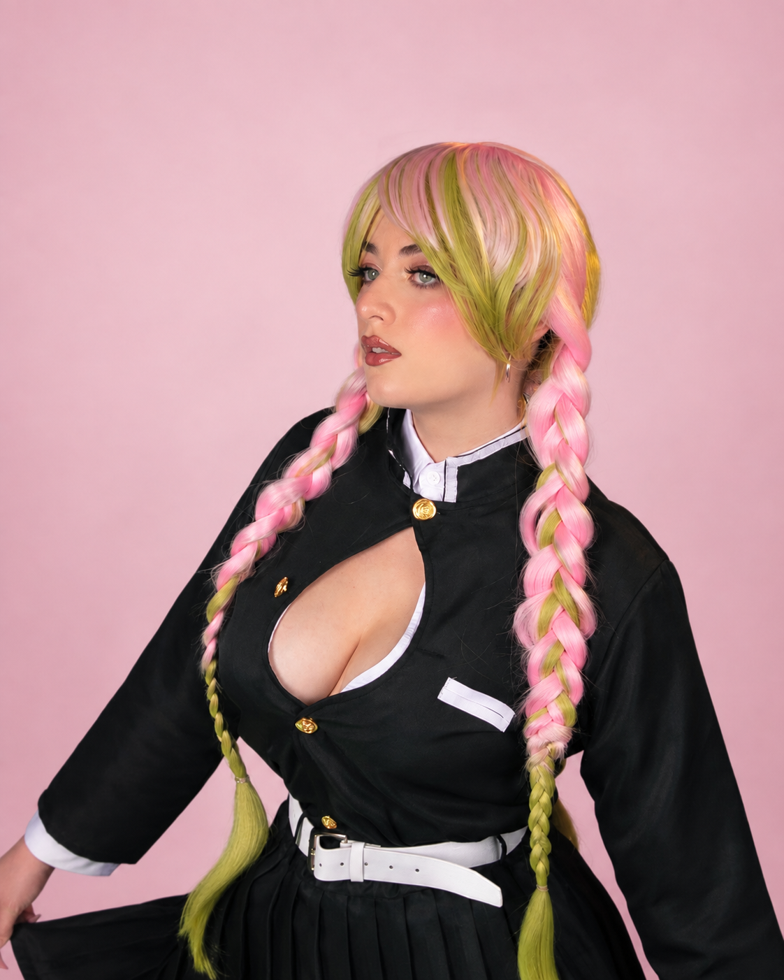 Cosplay Mitsuri de Demon Slayer — Angel Cosplays Colombia