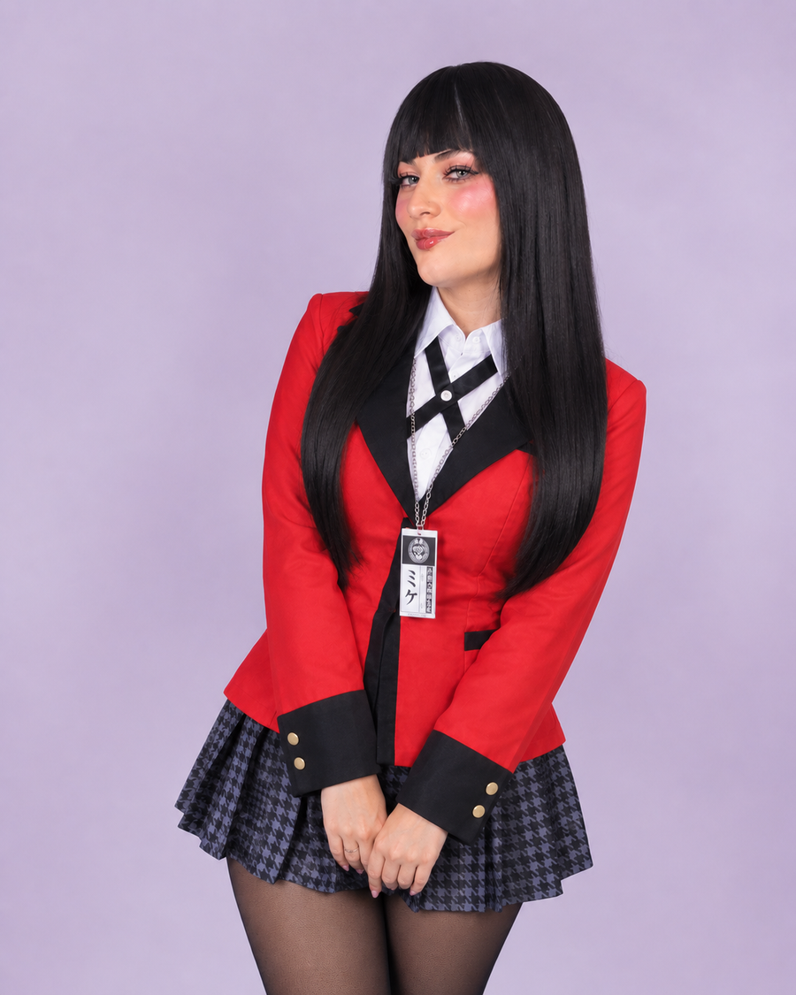 Cosplay Yumeko de Kakegurui para disfraz de anime