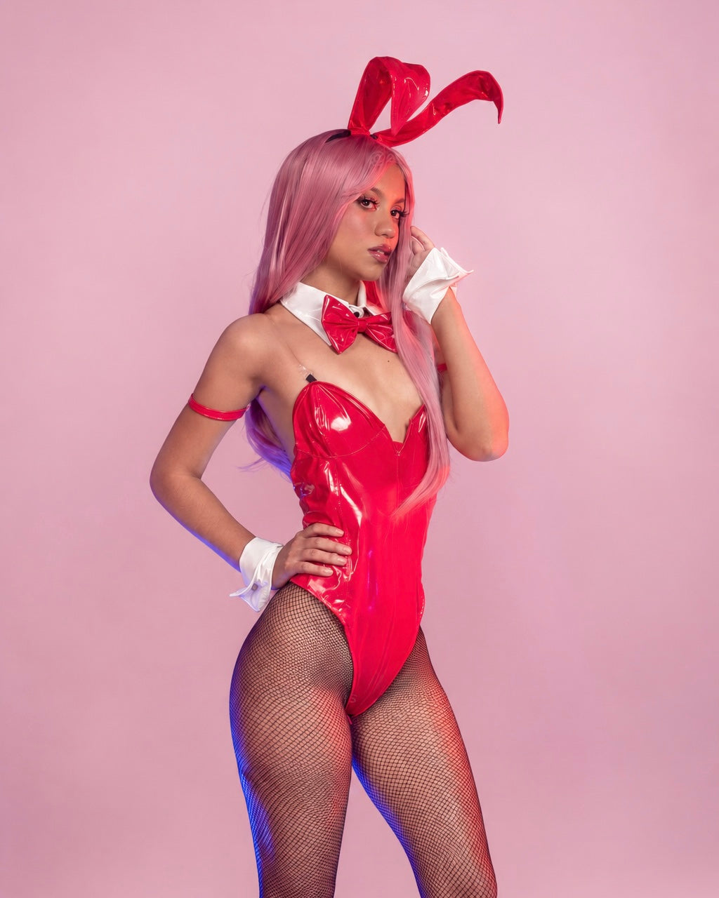 Cosplay bunny Zero Two de Darling in the Franxx