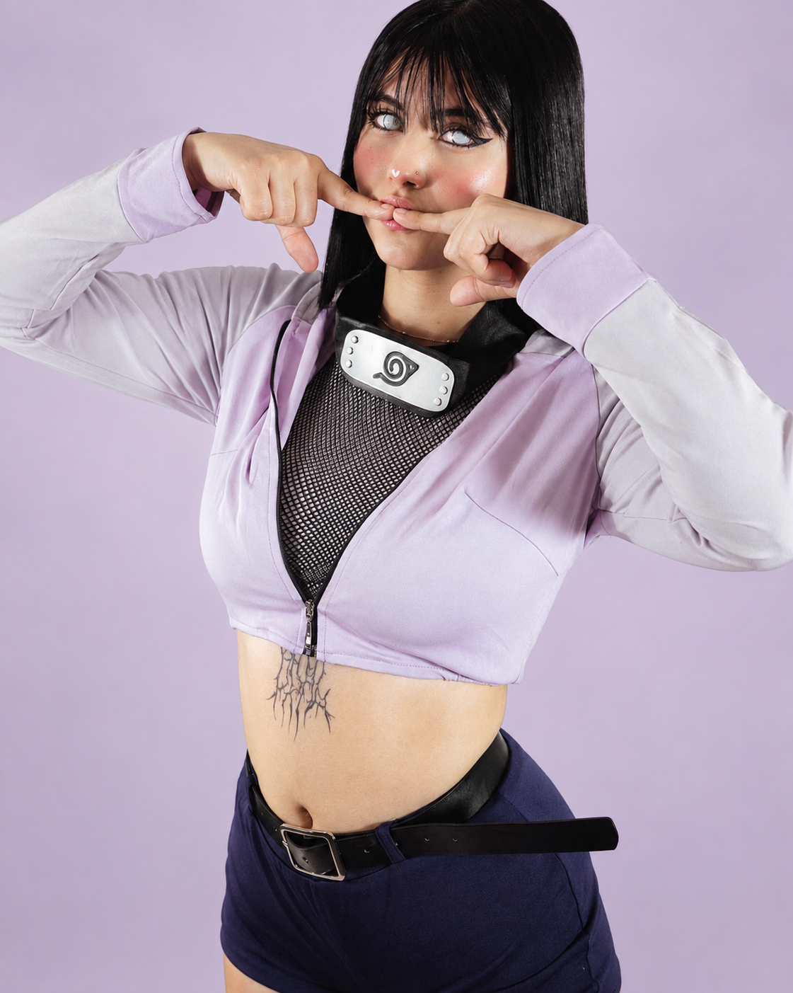 Ero cosplay hinata hyuga anime naruto 