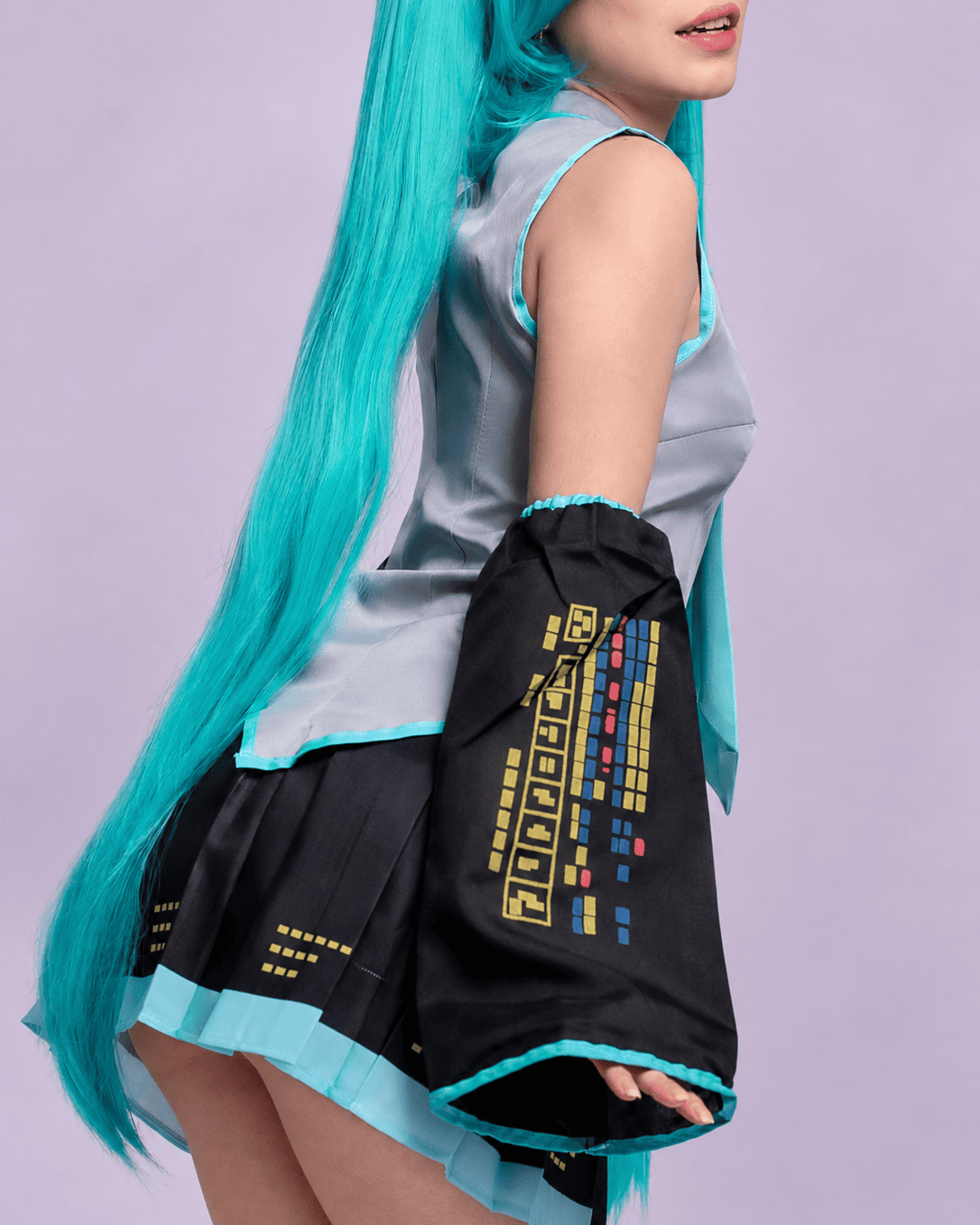 Disfraz de miku vocaloid cosplay