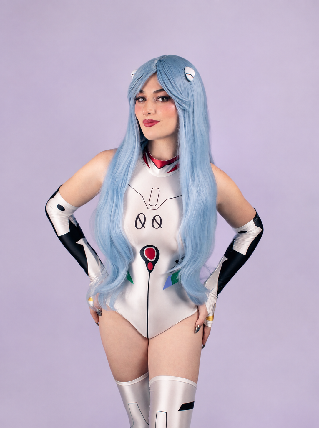 Ero cosplay Rei Evangelion — Angel Cosplays Colombia