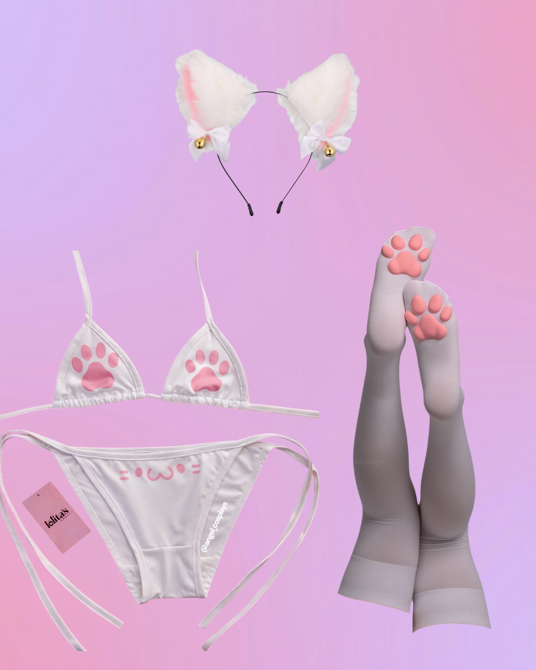 SET CAT BLANCO