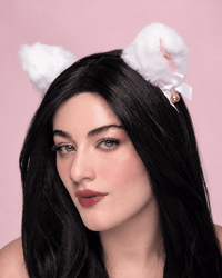 Orejas Gatito Blanco para disfraz de cosplay
