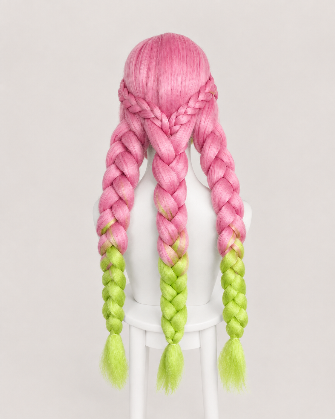Peluca para cosplay Mitsuri pilar del amor