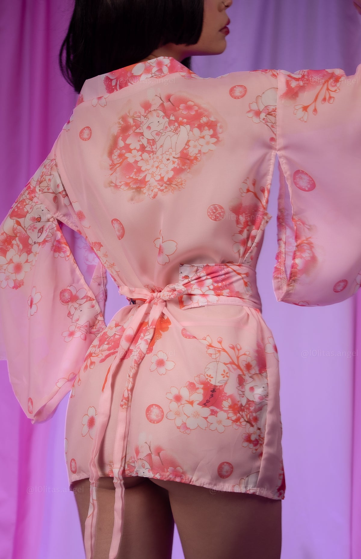 Kimono Sakura para disfraz de cosplay