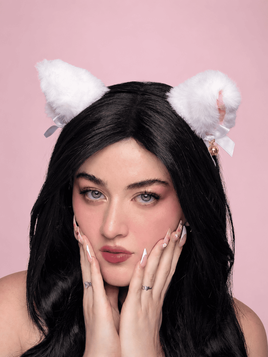 Orejas de neko gatito para cosplay