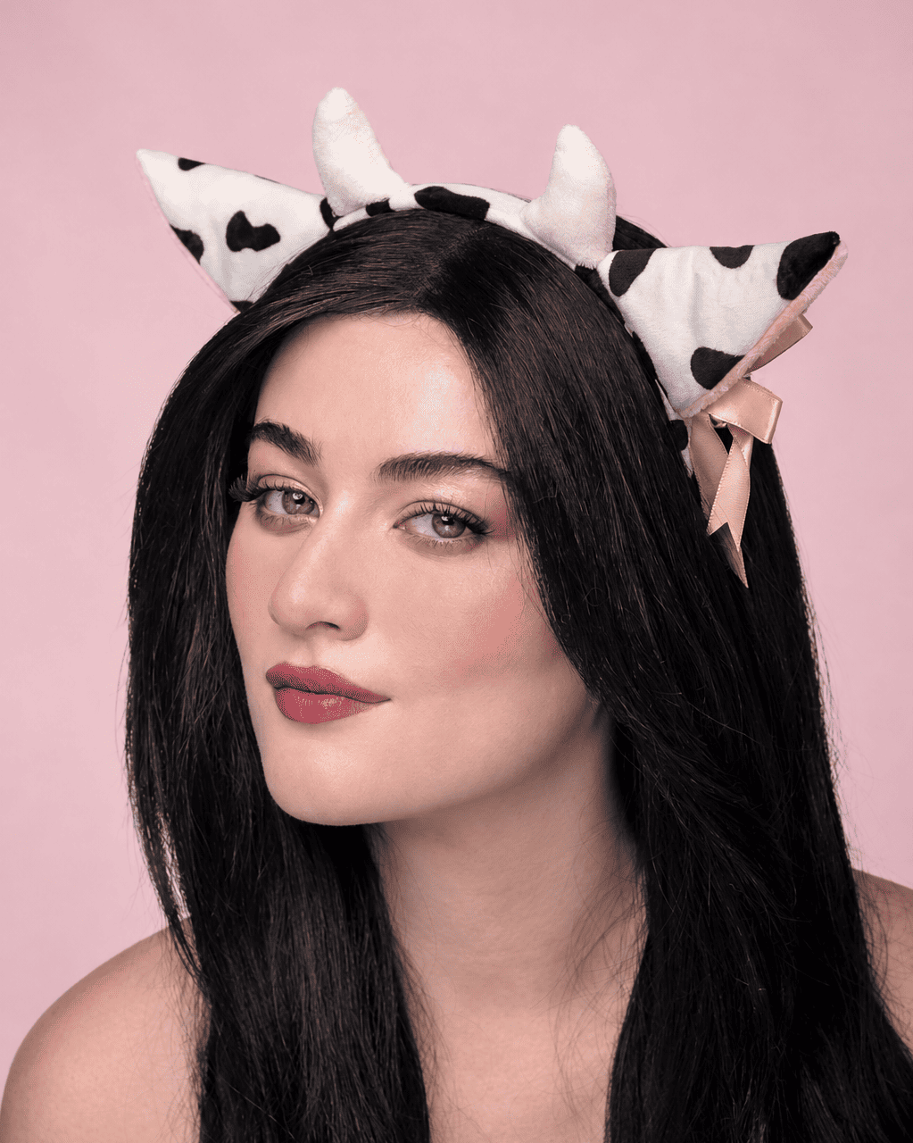 Orejas de vaquita para cosplay 