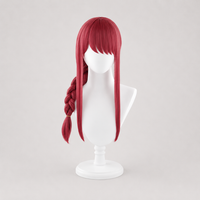 Peluca cosplay Makima roja