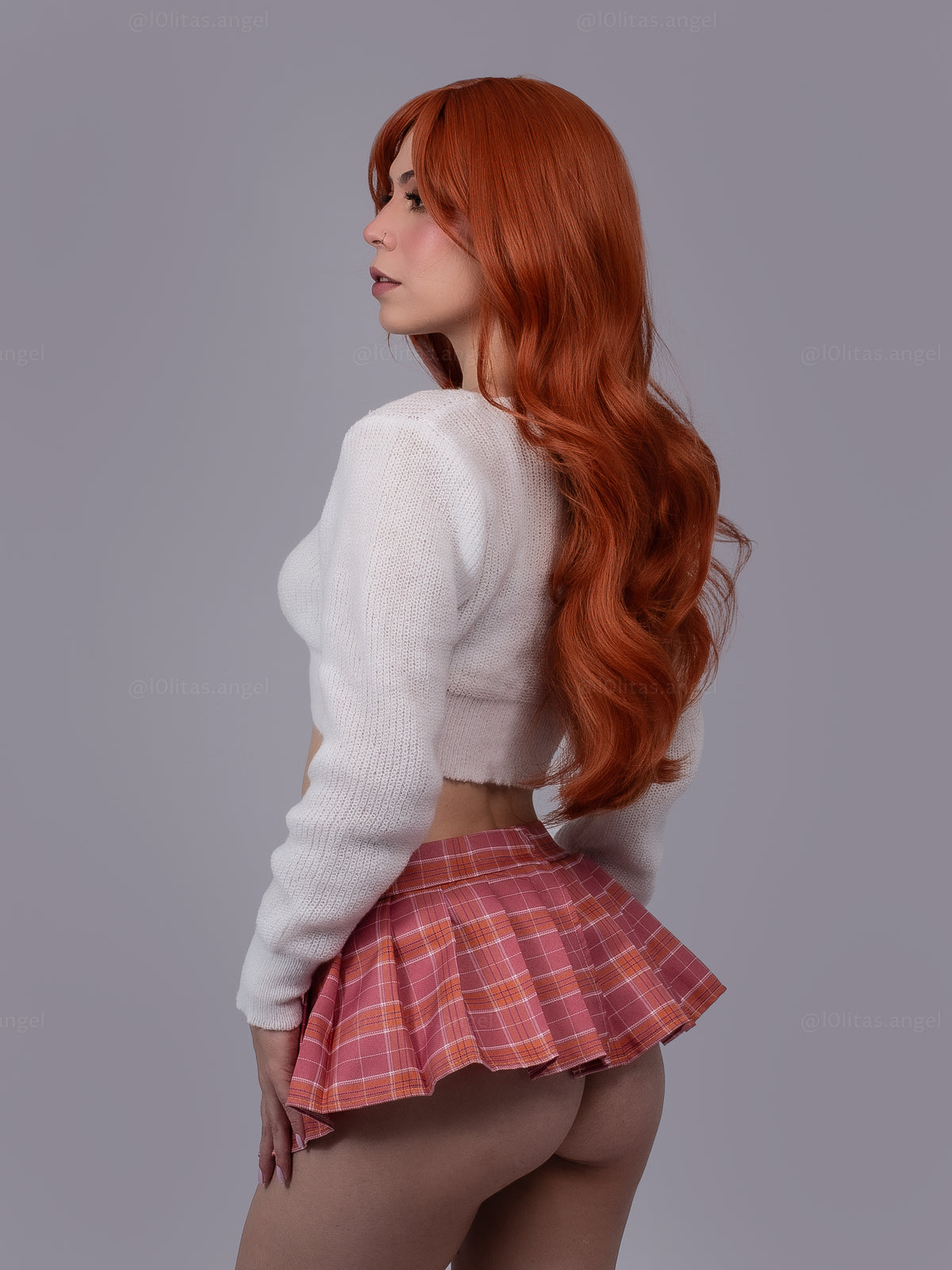 Set de colegiala Rosa para disfraz de cosplay
